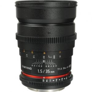 لنز ۳۵ سامیانگ سینمایی | Samyang 35mm T1.5 Cine Lens for Canon EF